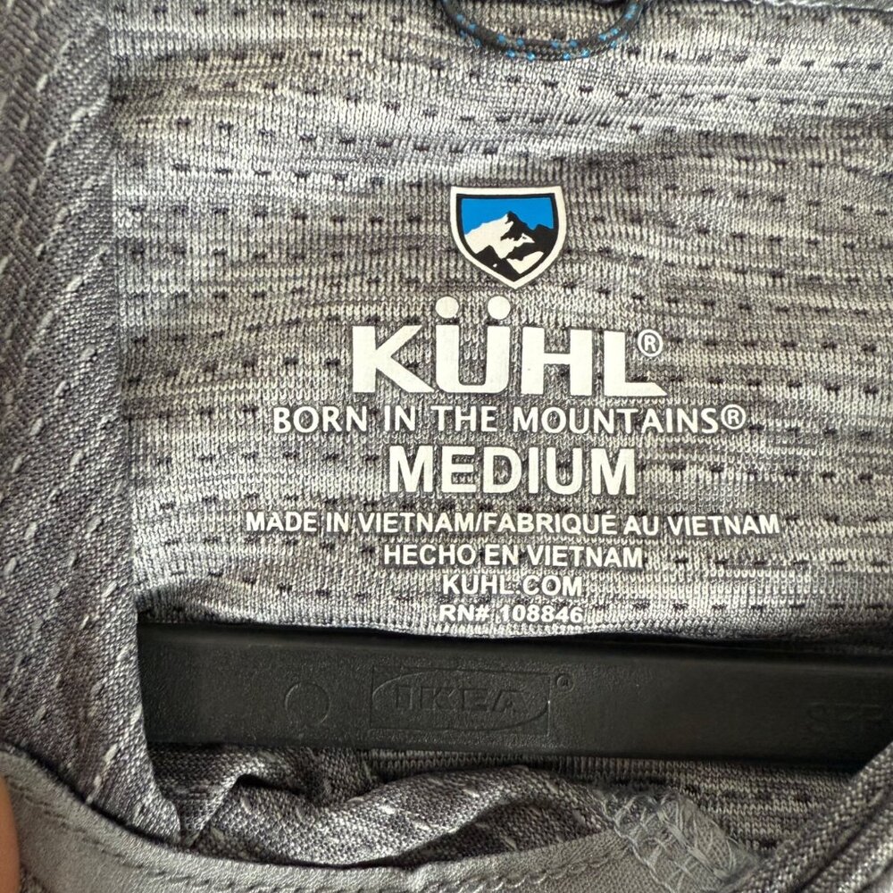 Kuhl Gray Performance Lightweight Pullover Hoodie… - image 2